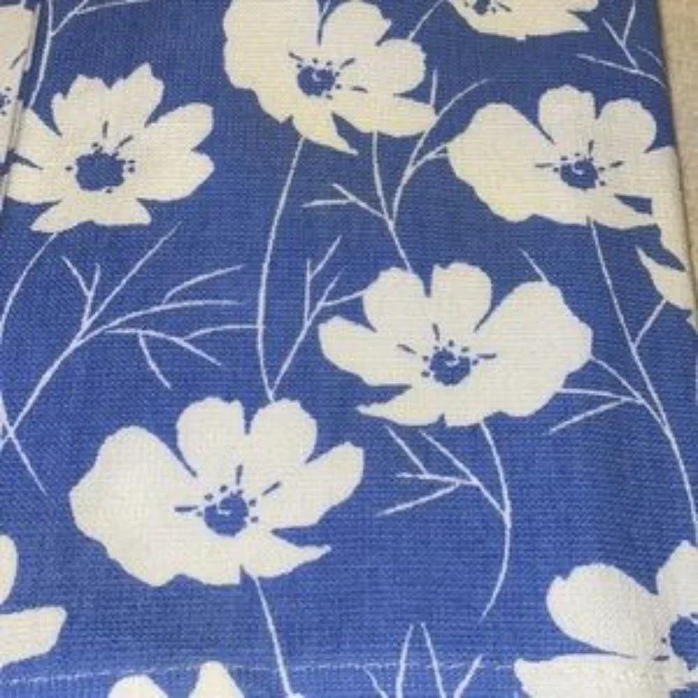 Colordrift Blue and White Floral Kitchen Towels 2 Pack